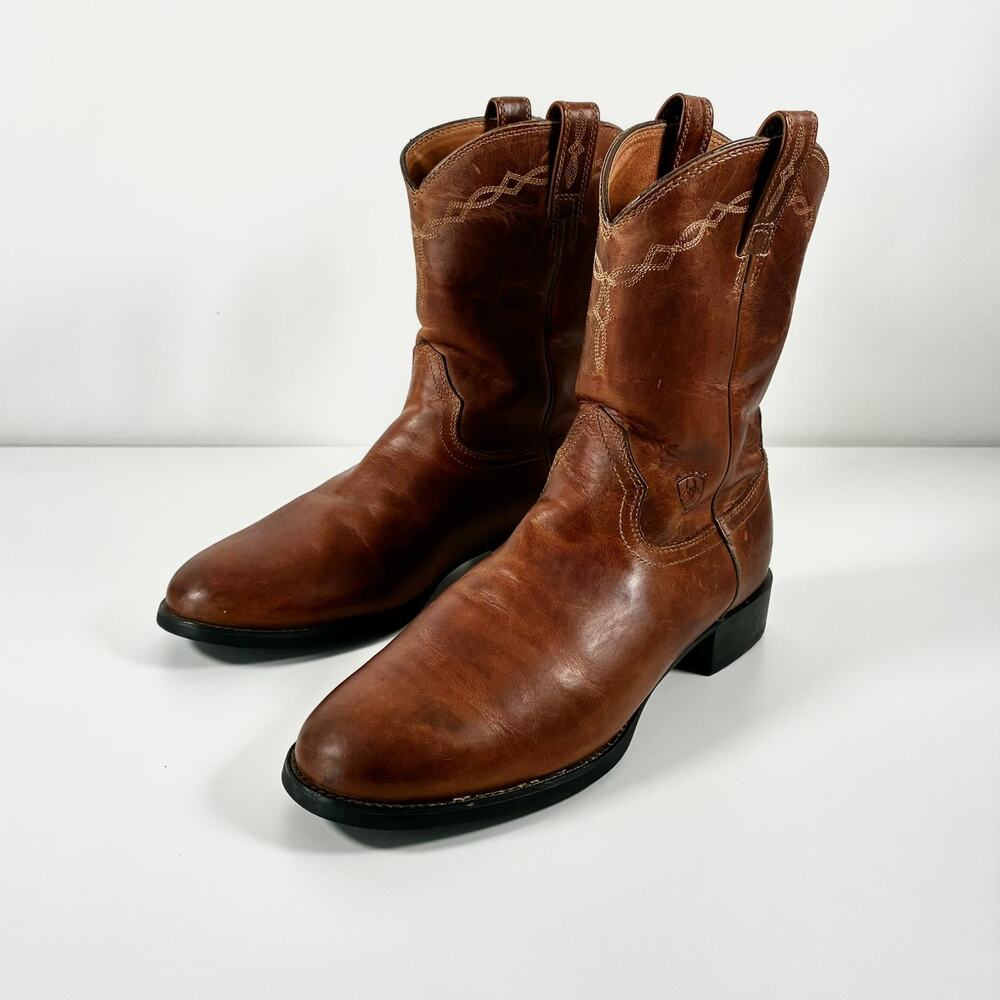 Ariat Men's Brown Heritage Roper Western Boots - Size 12D